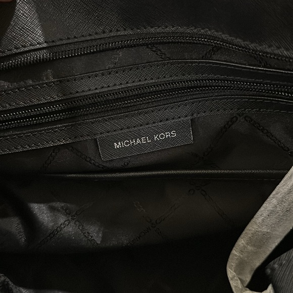 Michael Kors Eva black zebra print tote purse new - Picture 11 of 11